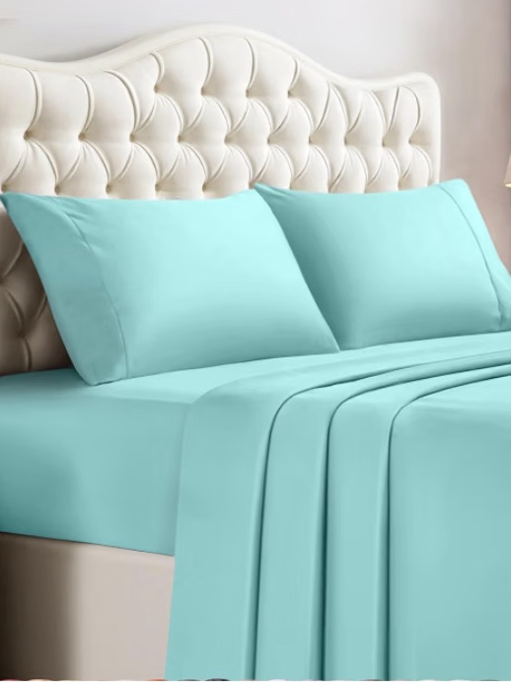 Utopia Bedding Spa Blue Brushed Microfiber Sheet Set
